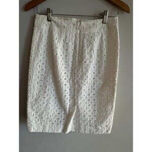 Banana Republic Eyelit Pencil Skirt 2P